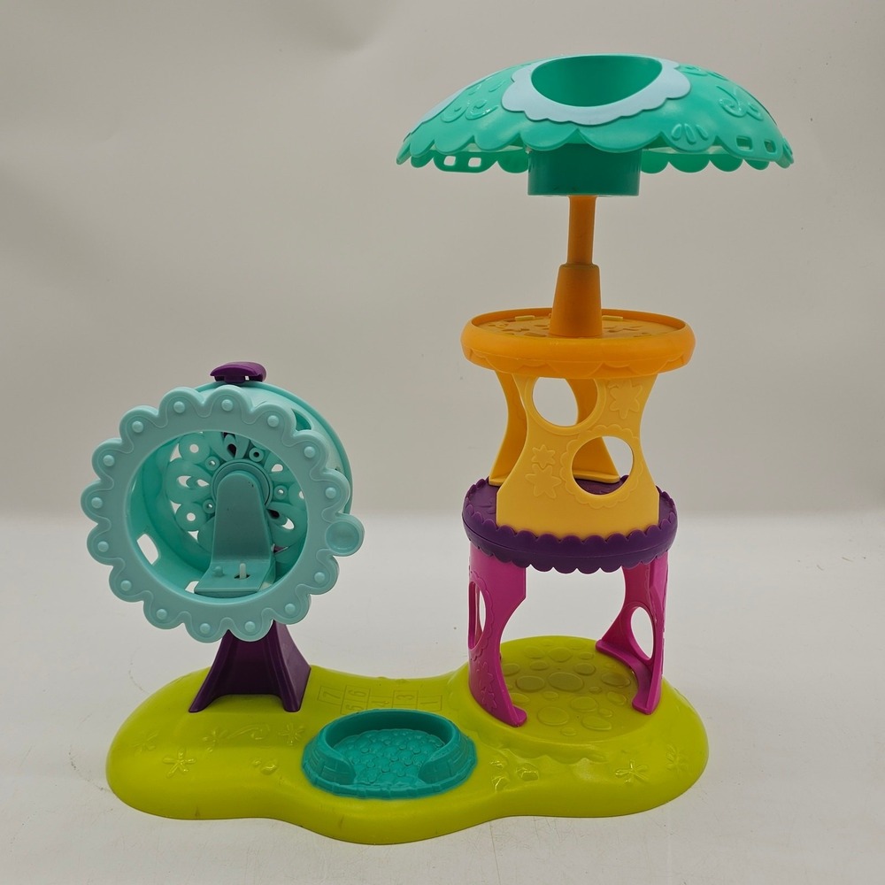 Littlest PET SHOP Magic Motion Playtime Park with Russell Ferguson Missing Swing